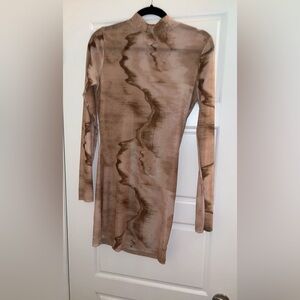 Sexy slinky dress interesting design size medium